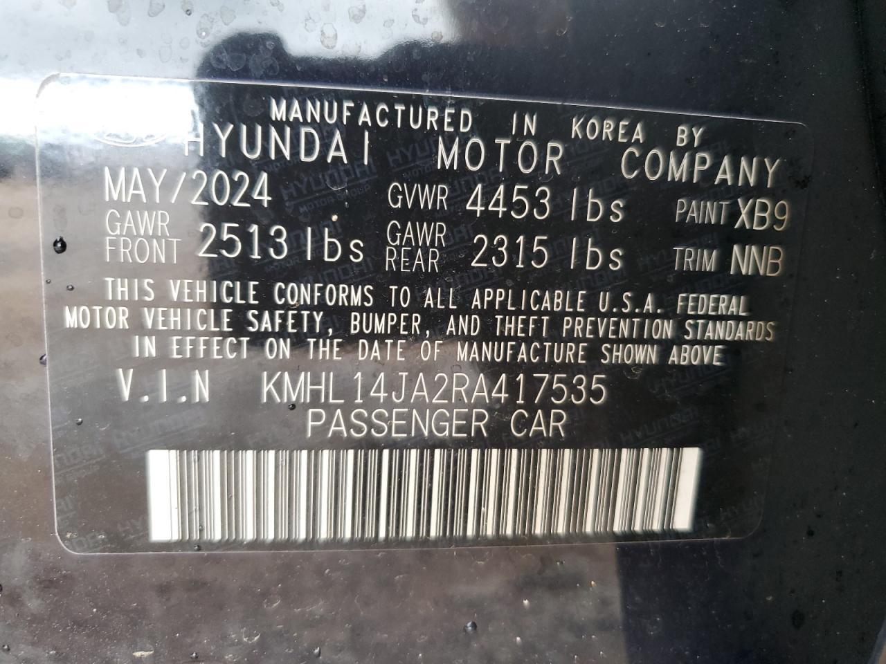 2024 HYUNDAI SONATA