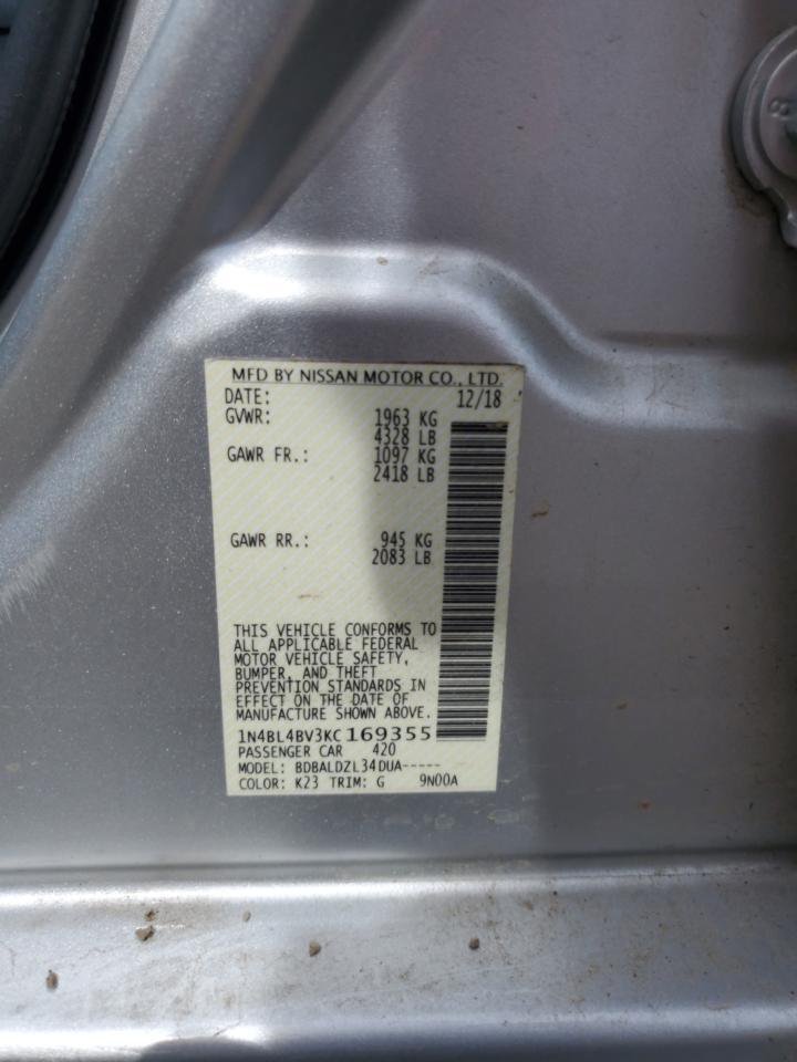 2019 NISSAN ALTIMA