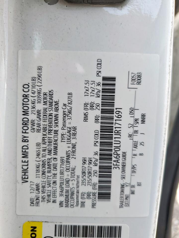 2018 FORD FUSION