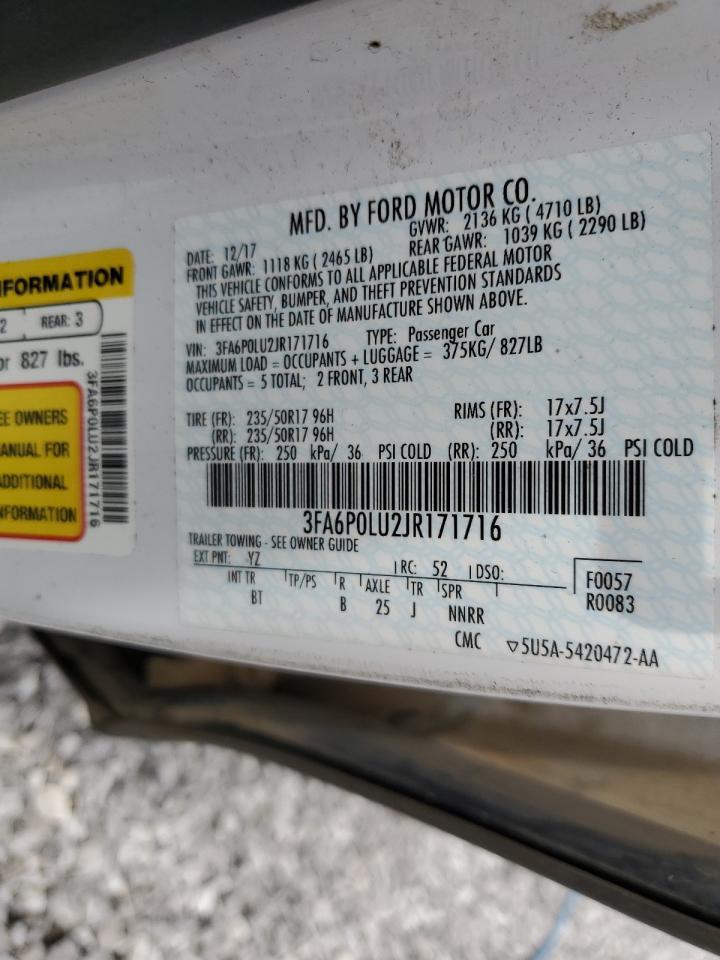 2018 FORD FUSION