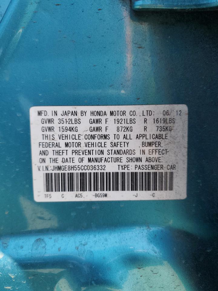 2012 HONDA FIT