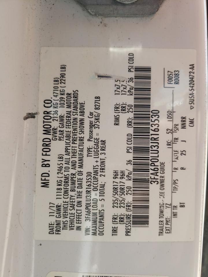 2018 FORD FUSION