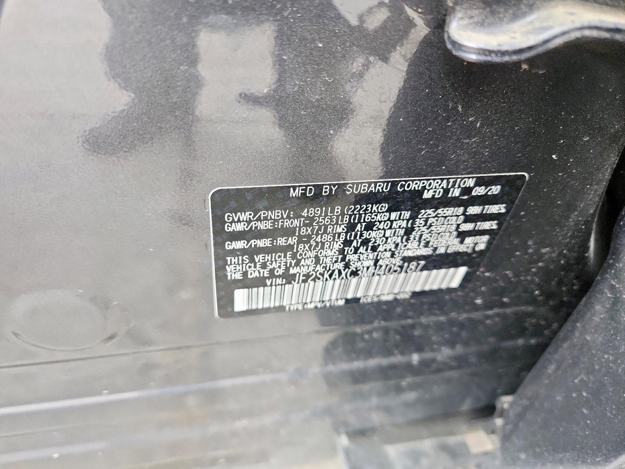 2021 SUBARU FORESTER