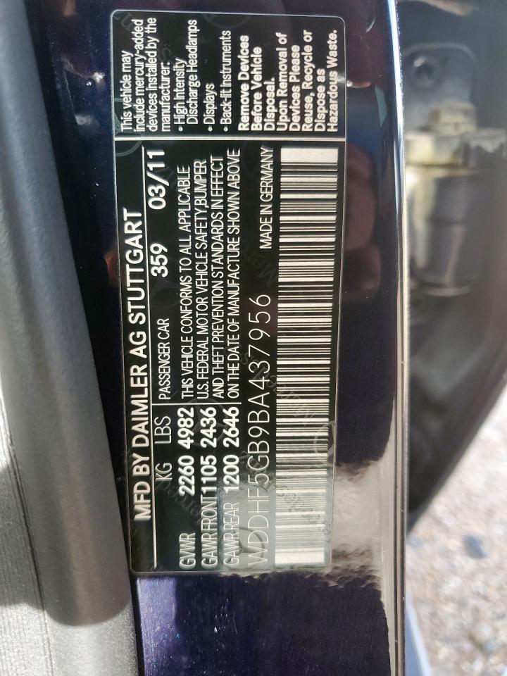 2011 MERCEDES-BENZ E-Class