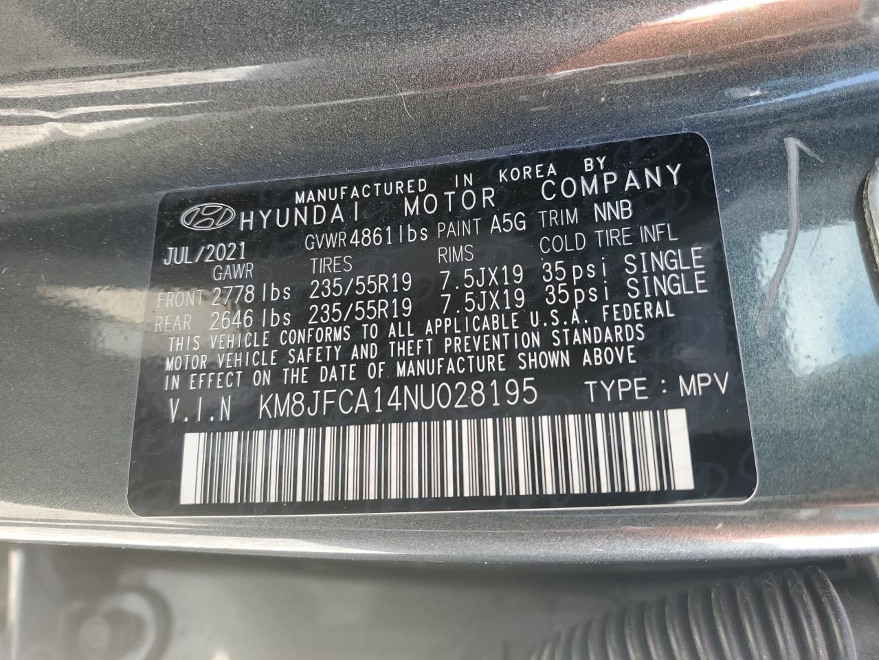 2022 HYUNDAI TUCSON
