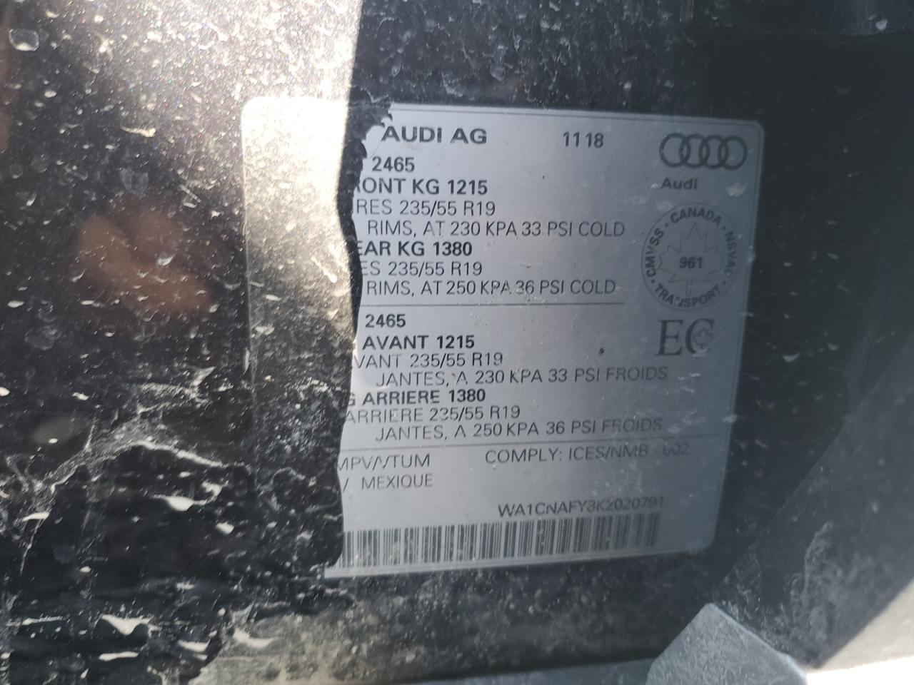 2019 AUDI Q5
