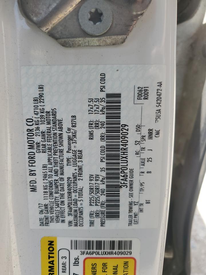 2017 FORD FUSION