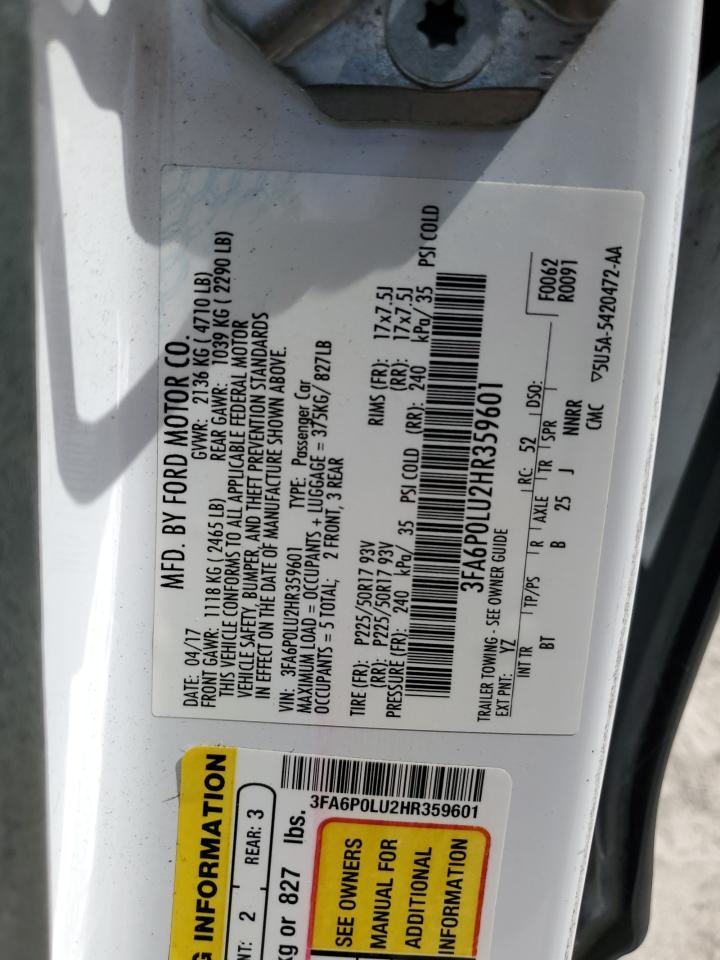 2017 FORD FUSION