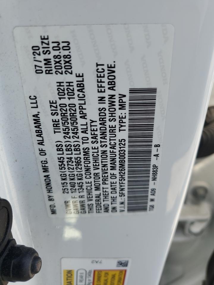 2021 HONDA PILOT