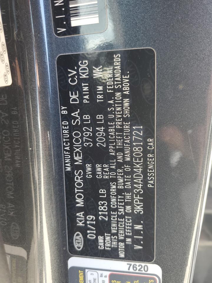 2019 KIA FORTE