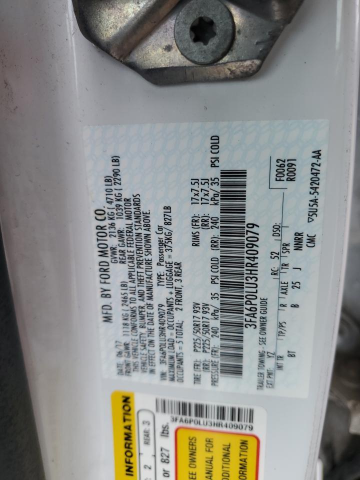 2017 FORD FUSION