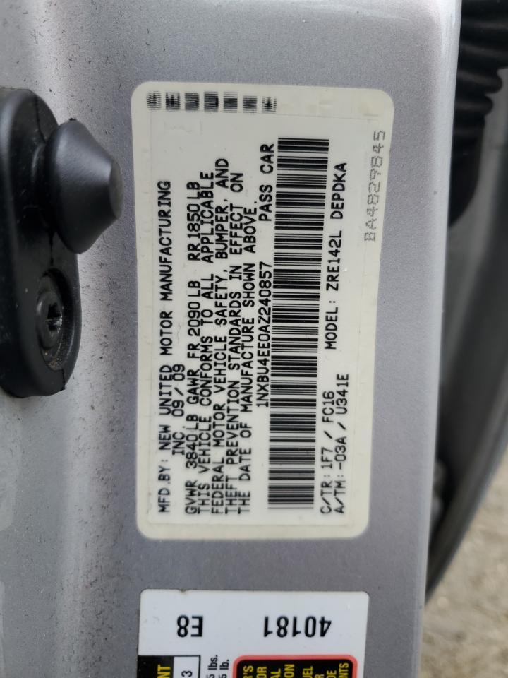 2010 TOYOTA COROLLA