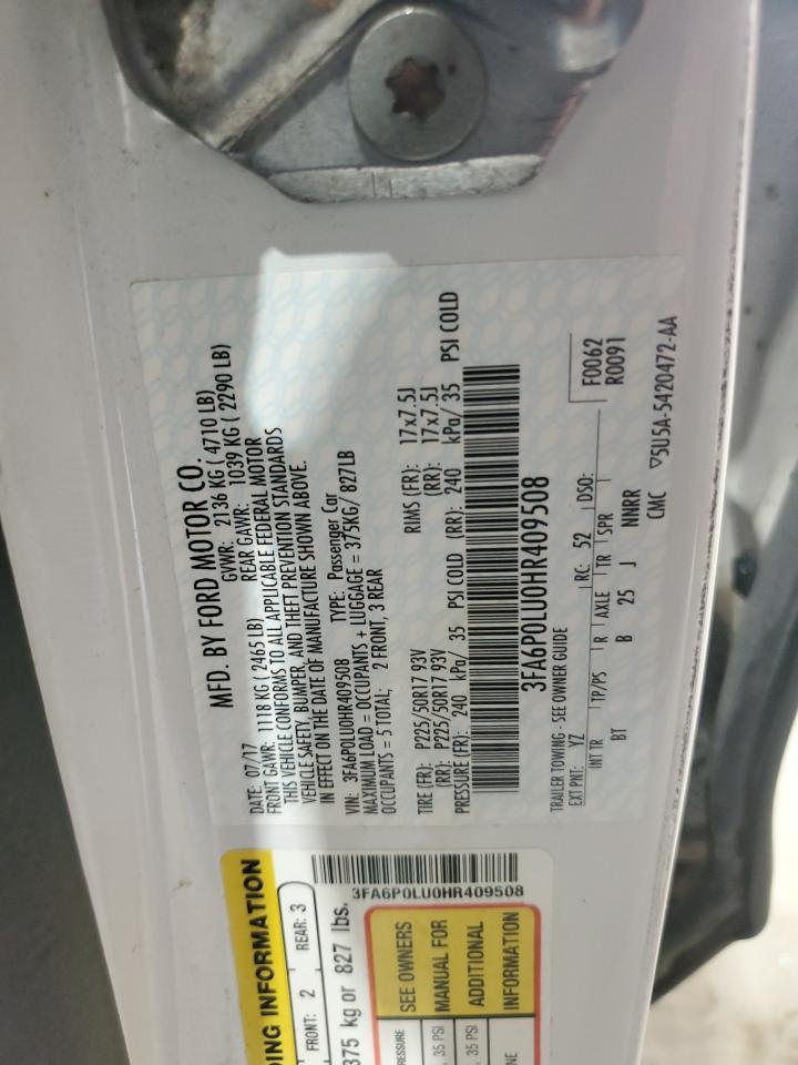 2017 FORD FUSION