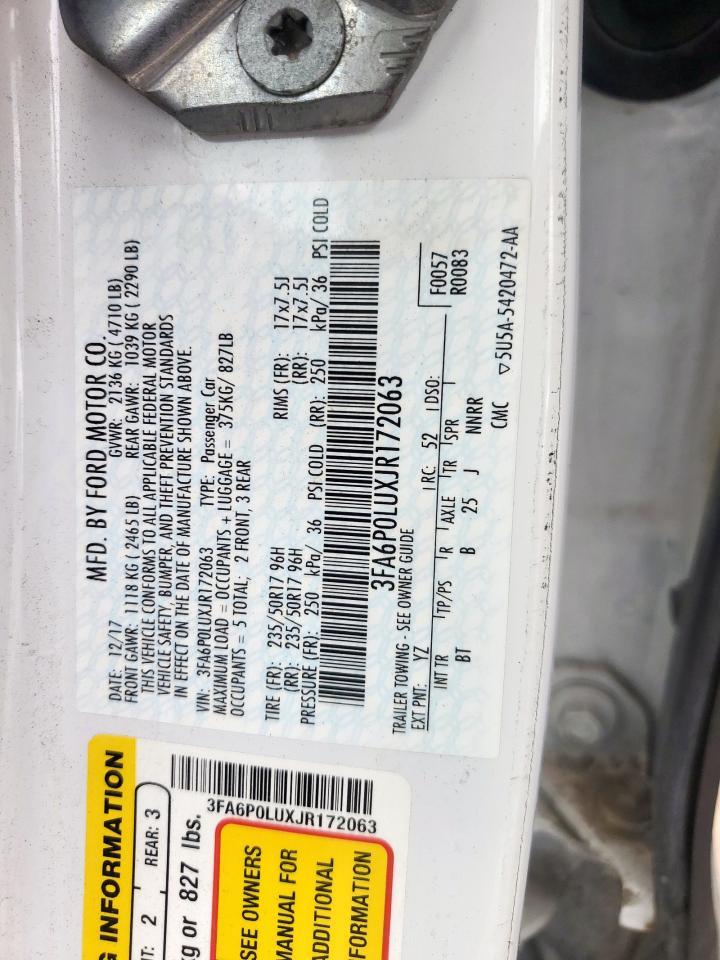2018 FORD FUSION