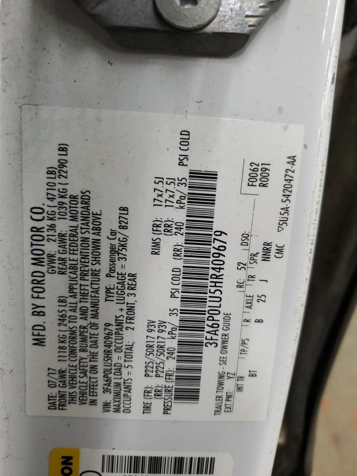 2017 FORD FUSION