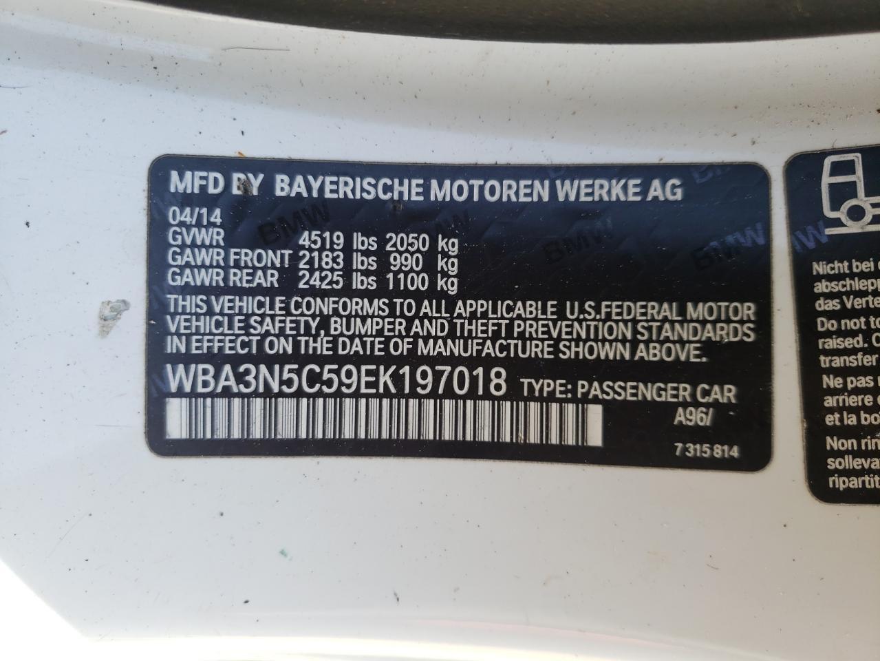 2014 BMW 4 Series