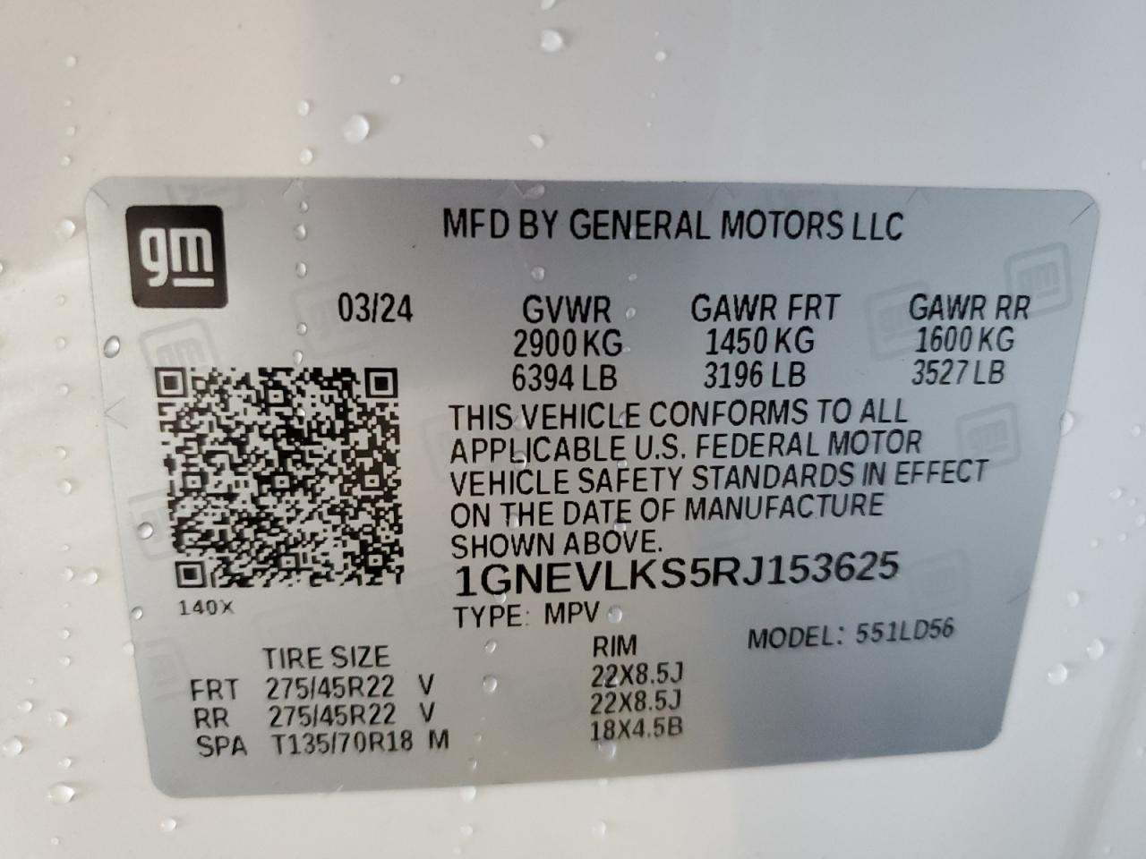 2024 CHEVROLET TRAVERSE