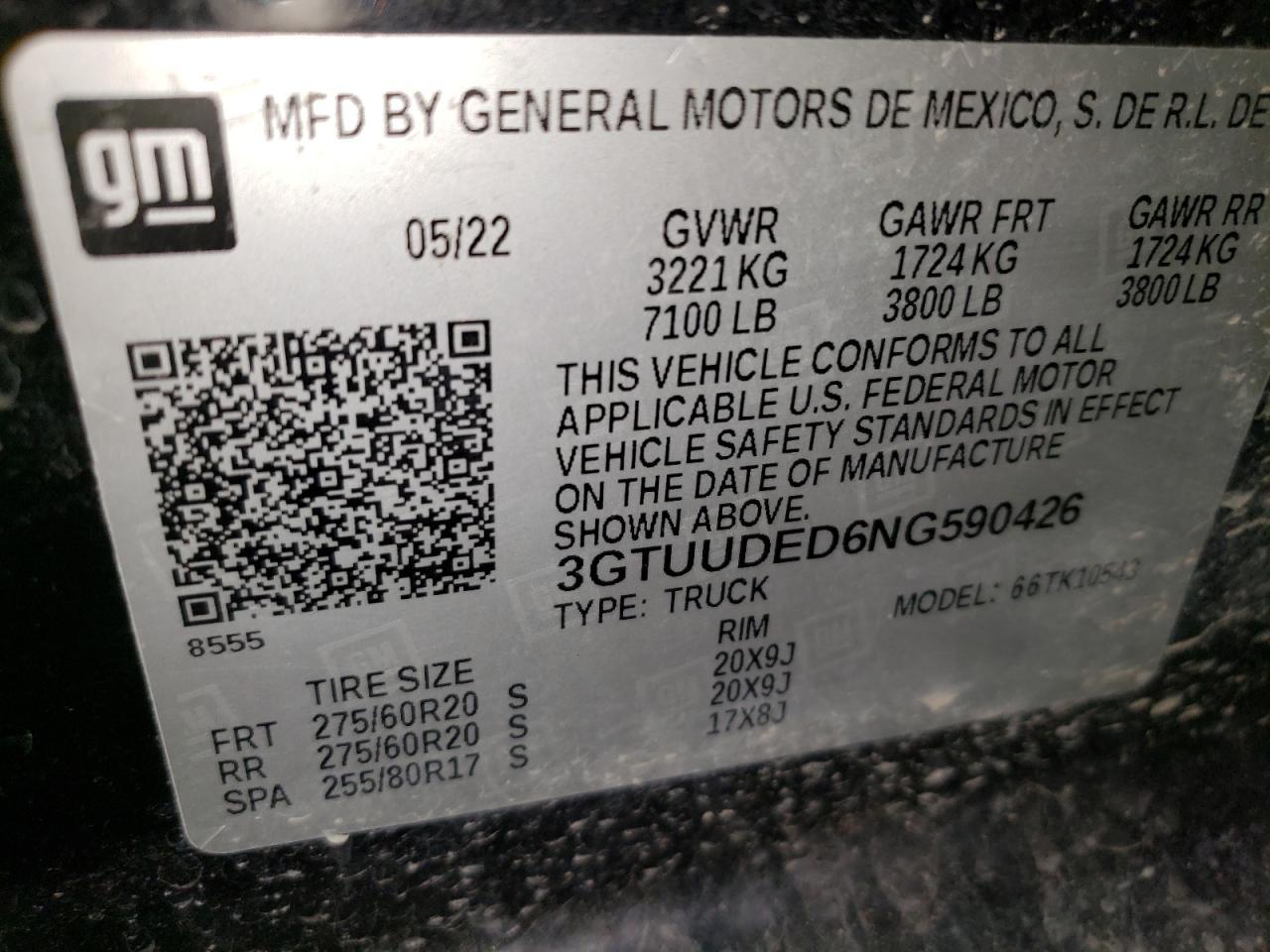2022 GMC Sierra