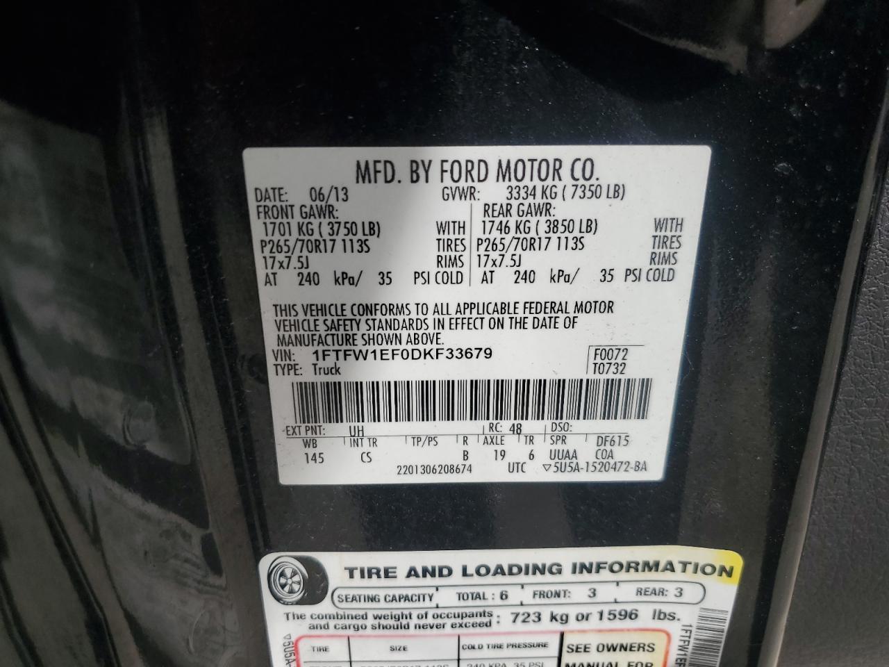 2013 FORD F-150