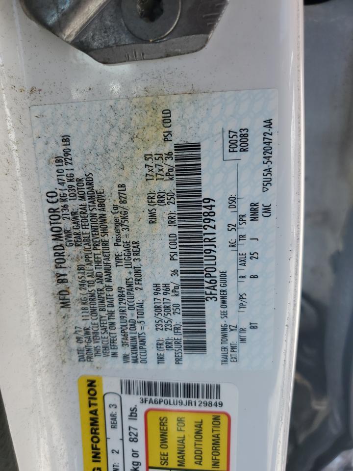 2018 FORD FUSION