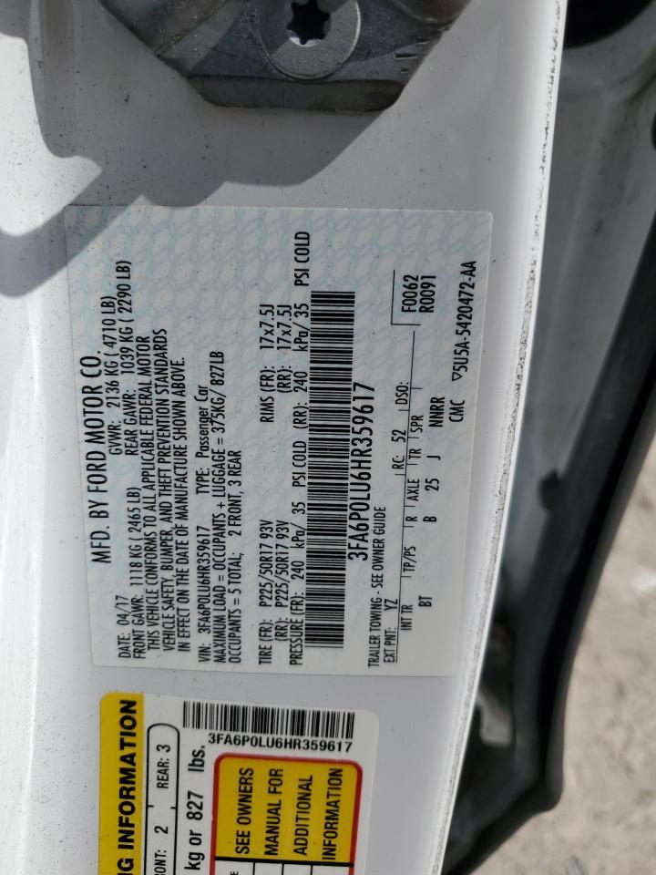 2017 FORD FUSION