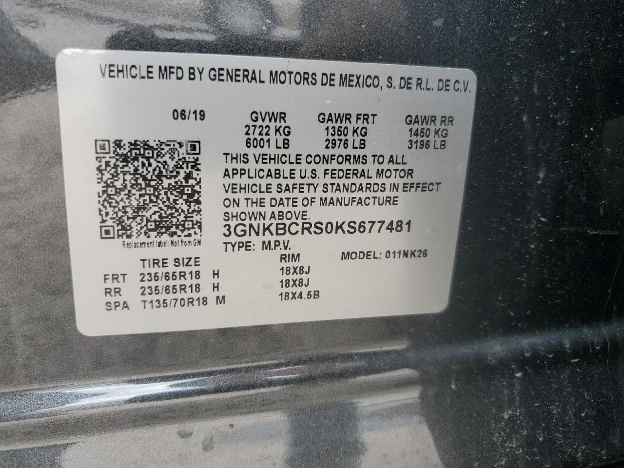 2019 CHEVROLET BLAZER