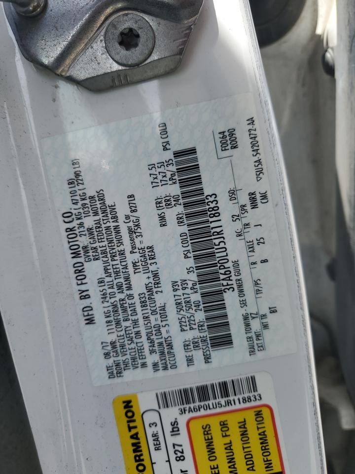 2018 FORD FUSION