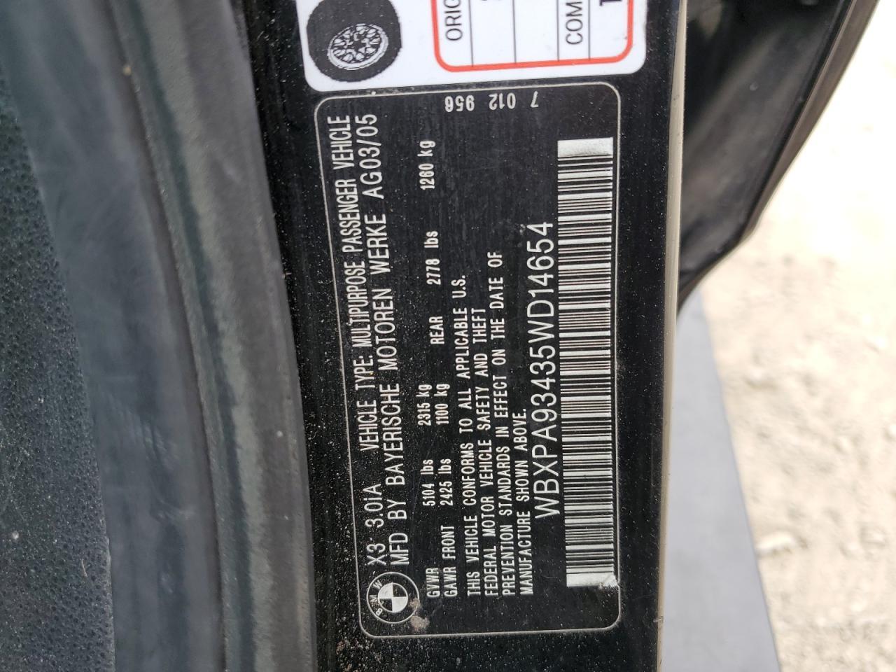 2005 BMW X3