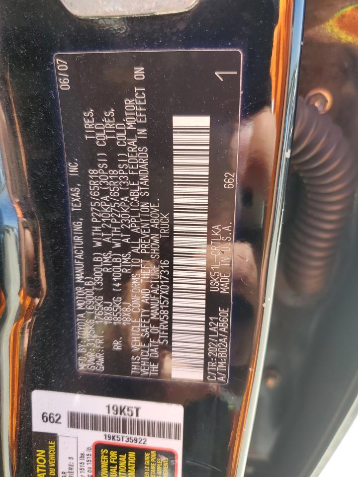 2007 TOYOTA TUNDRA