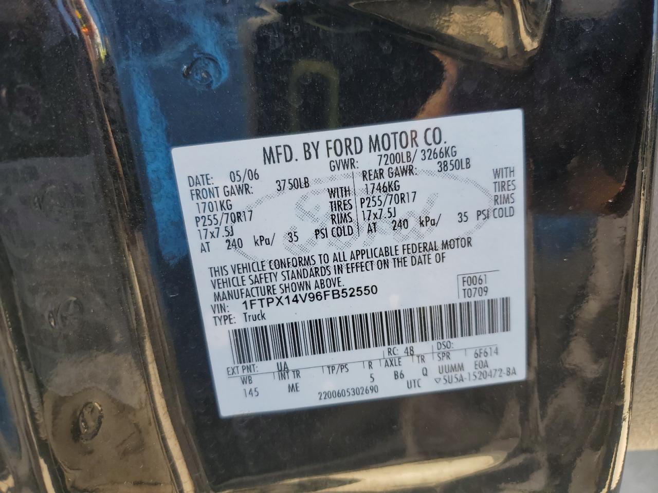 2006 FORD F-150