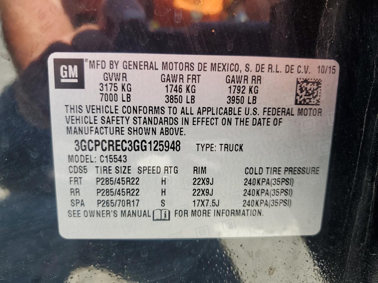 2016 CHEVROLET Silverado