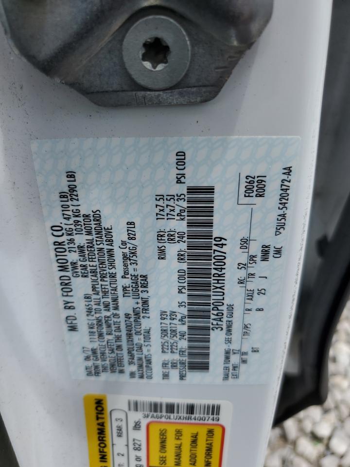 2017 FORD FUSION