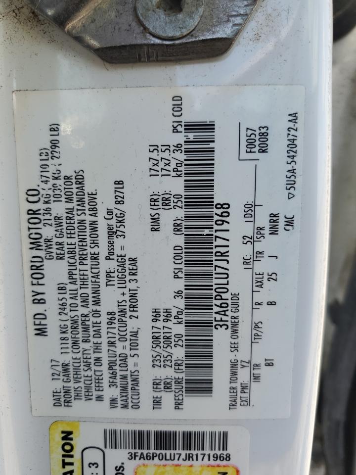 2018 FORD FUSION