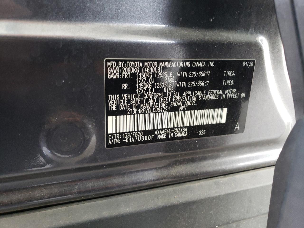 2020 TOYOTA RAV4