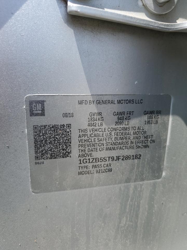 2018 CHEVROLET MALIBU
