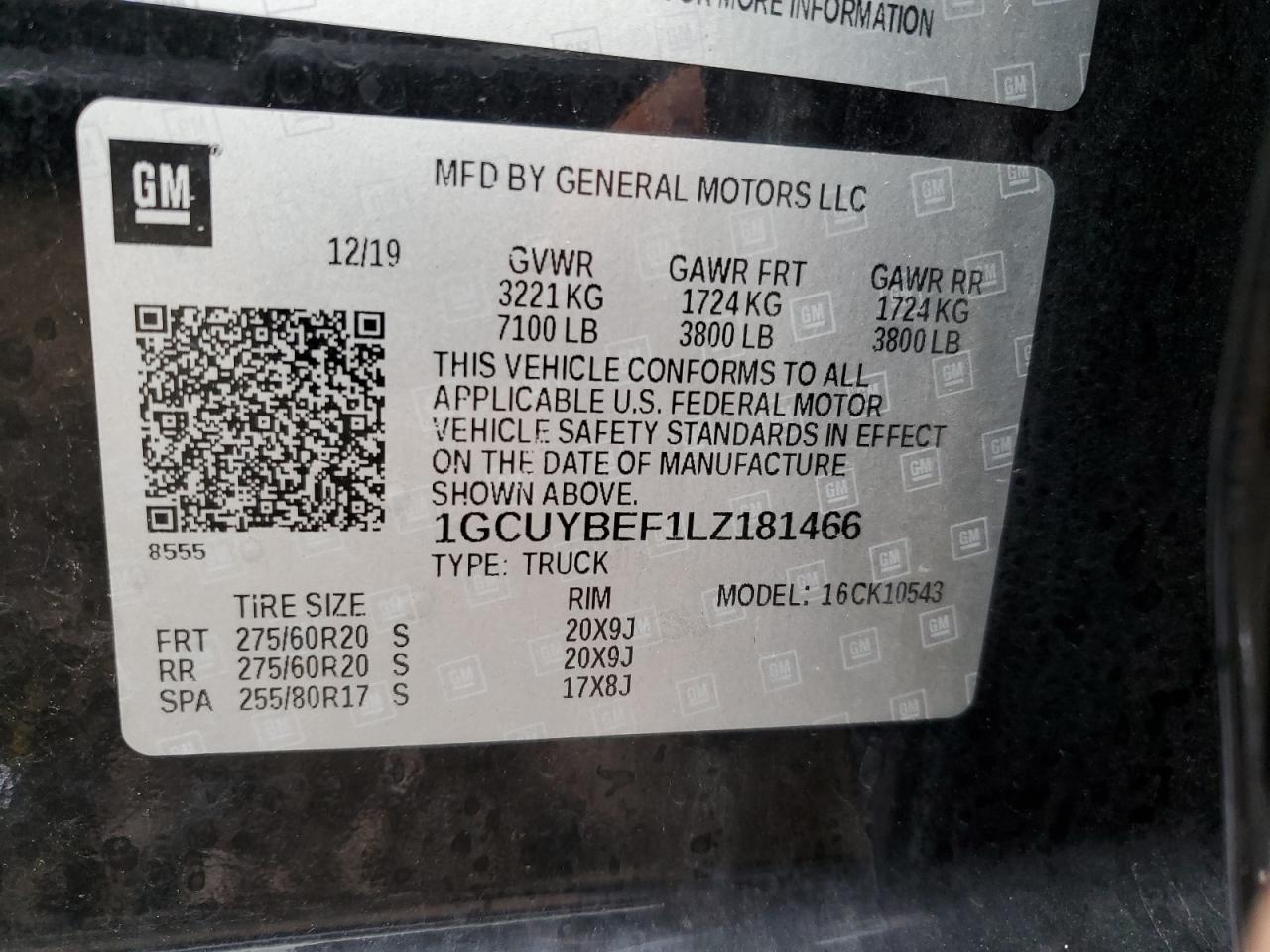 2020 CHEVROLET Silverado