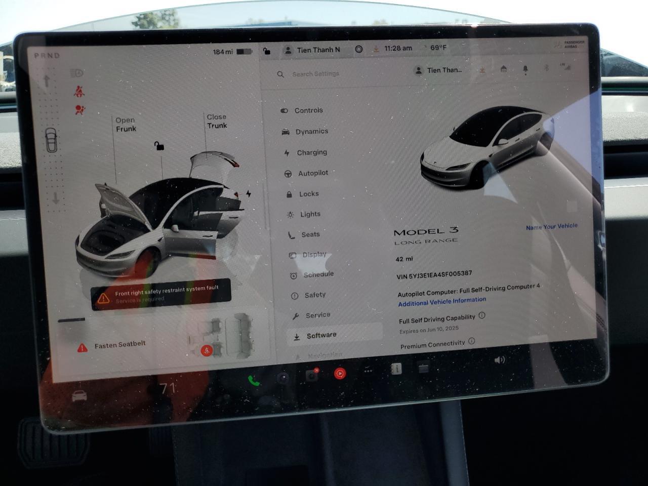 2025 TESLA MODEL 3