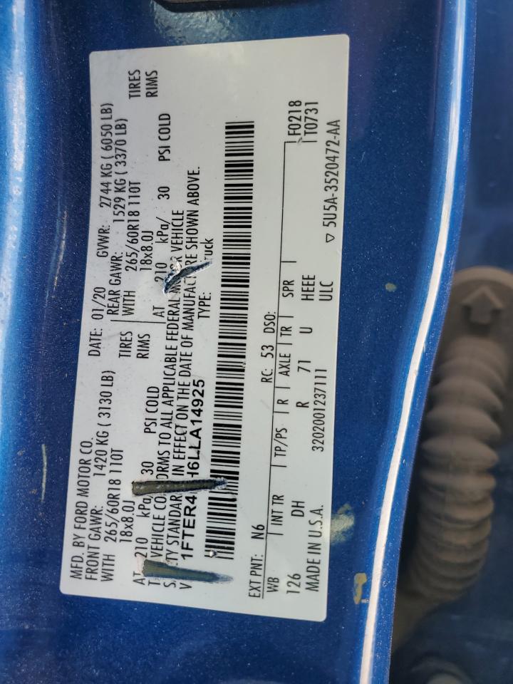 2020 FORD RANGER