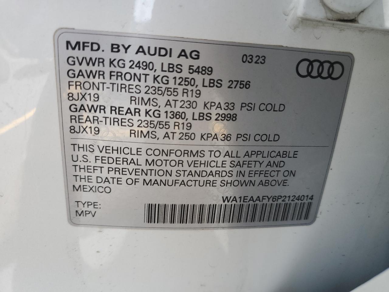 2023 AUDI Q5