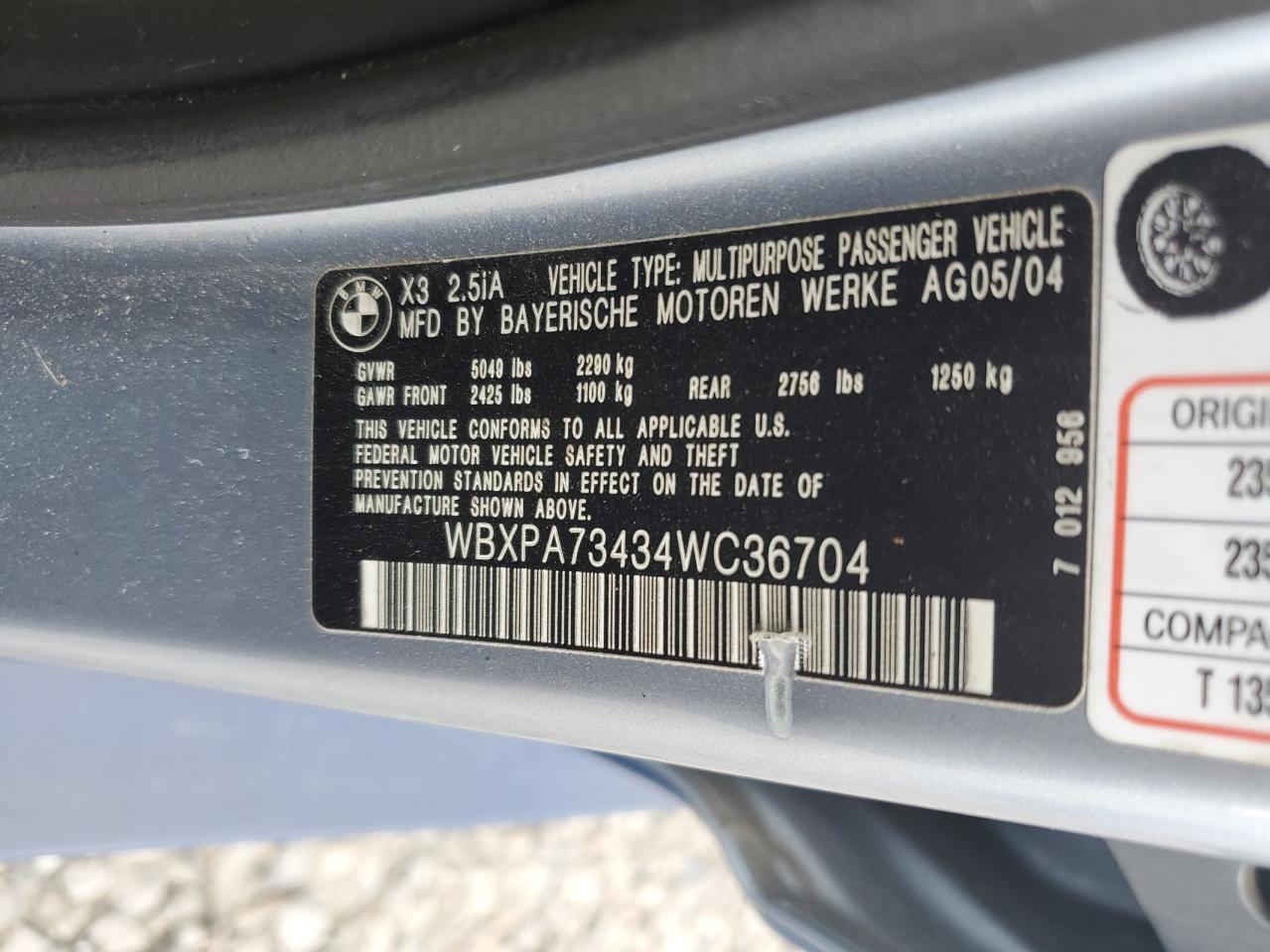 2004 BMW X3