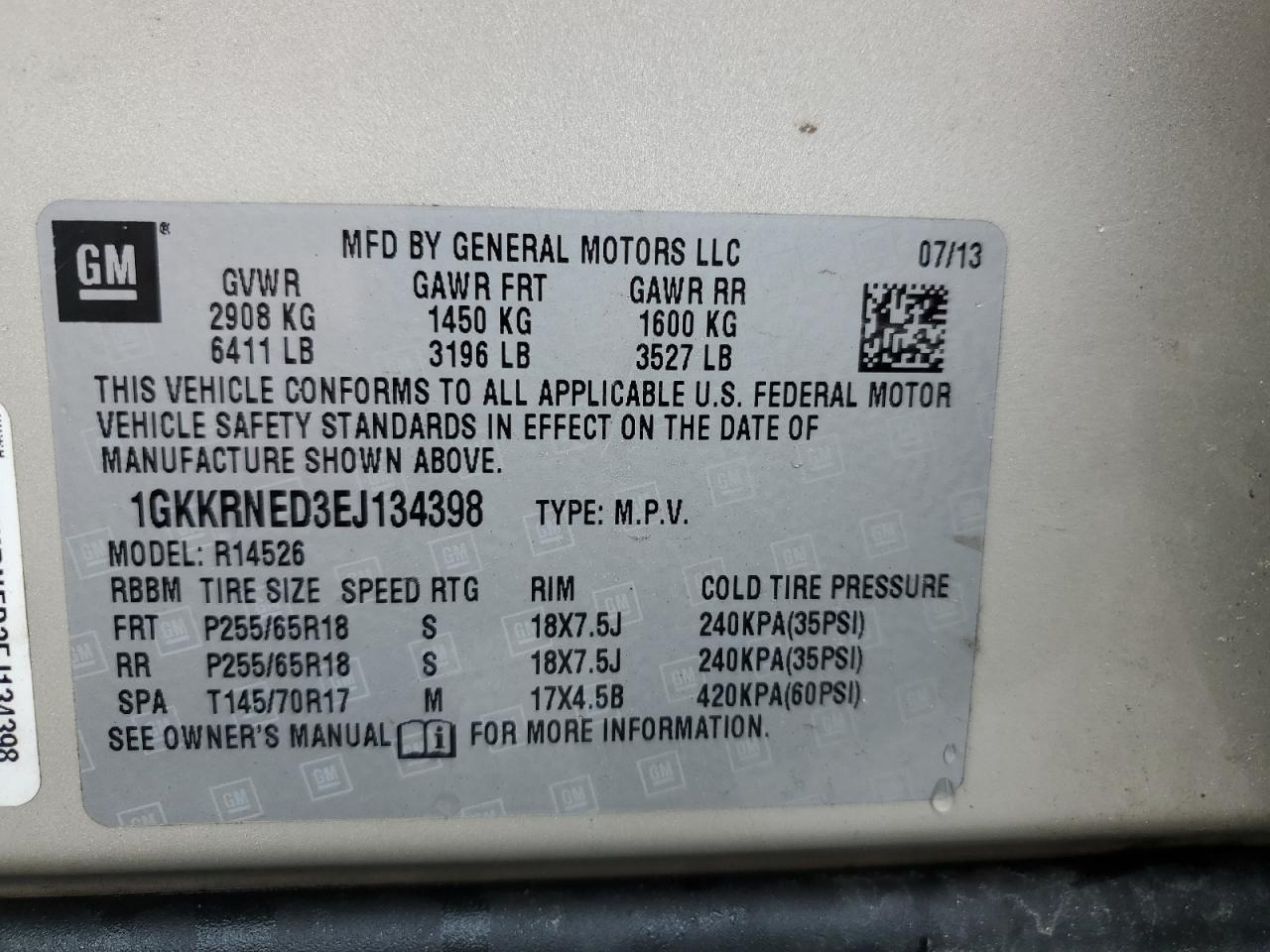 2014 GMC ACADIA