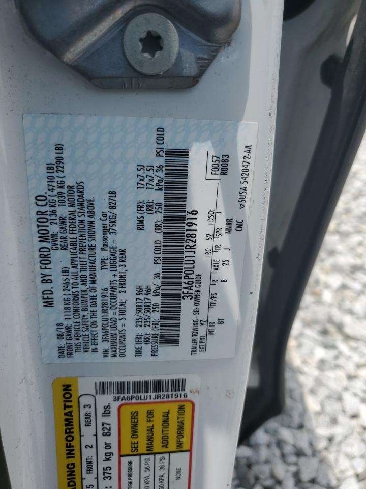 2018 FORD FUSION