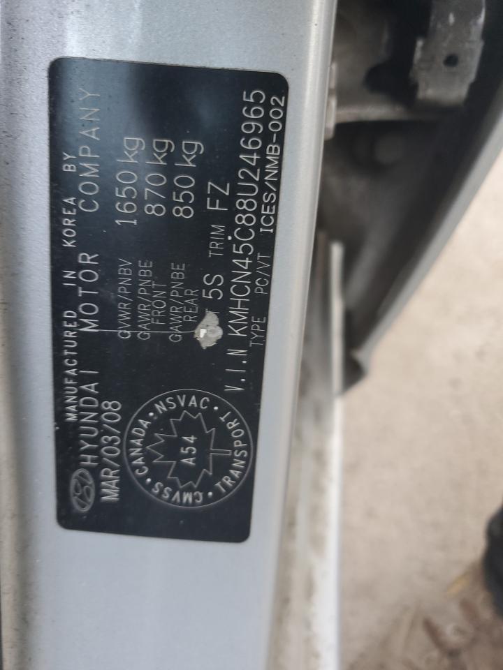 2008 HYUNDAI ACCENT