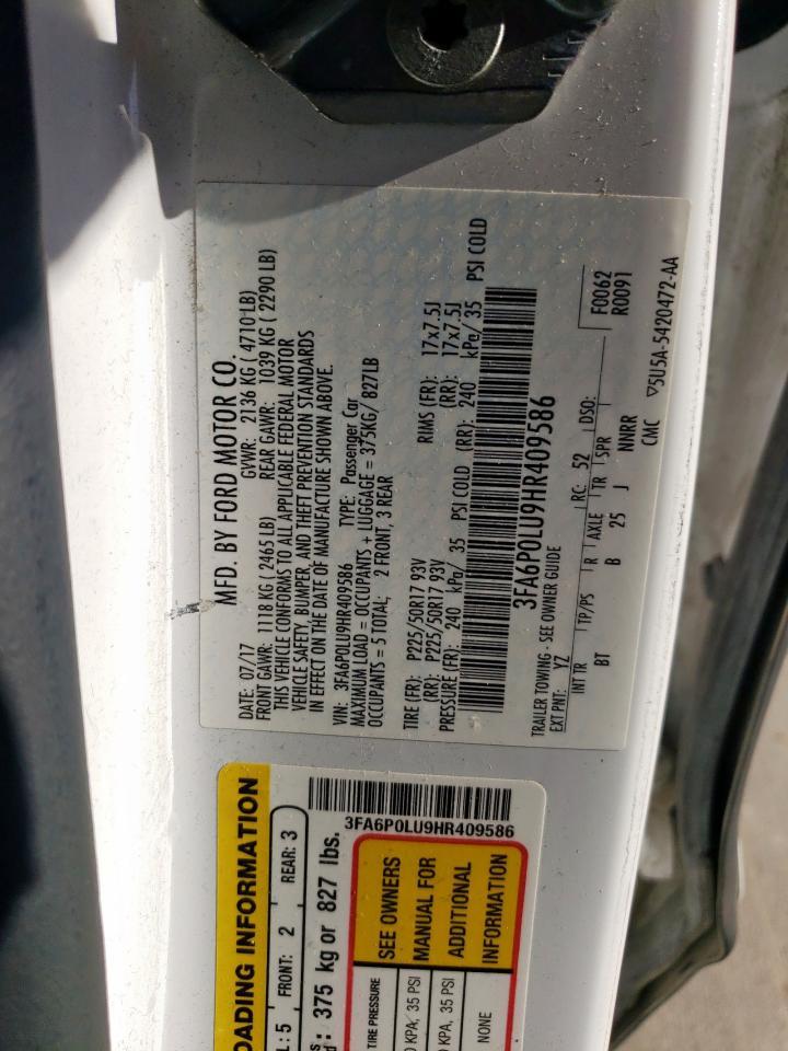 2017 FORD FUSION