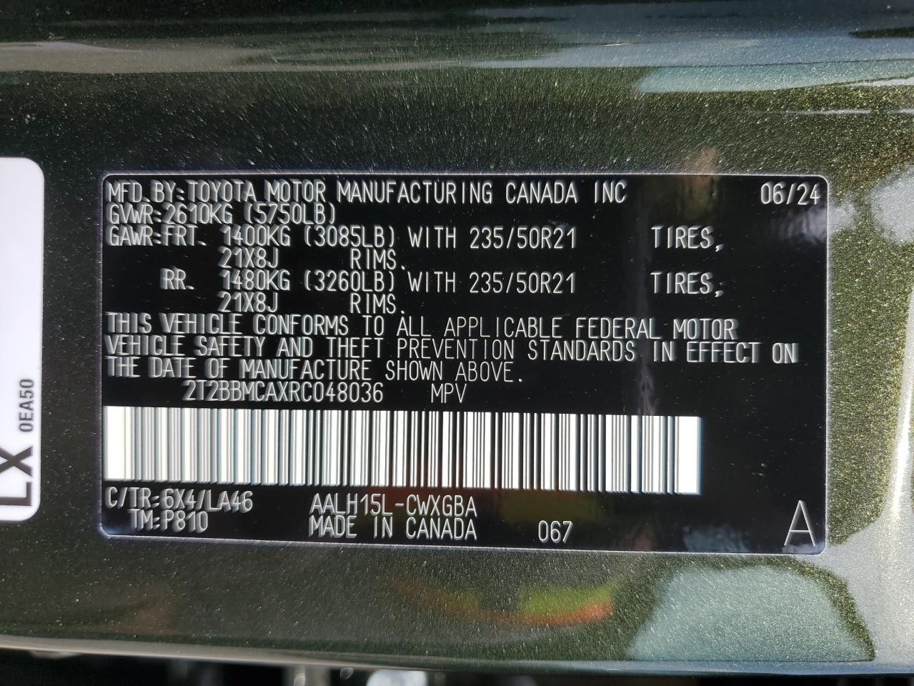 2024 LEXUS RX 350