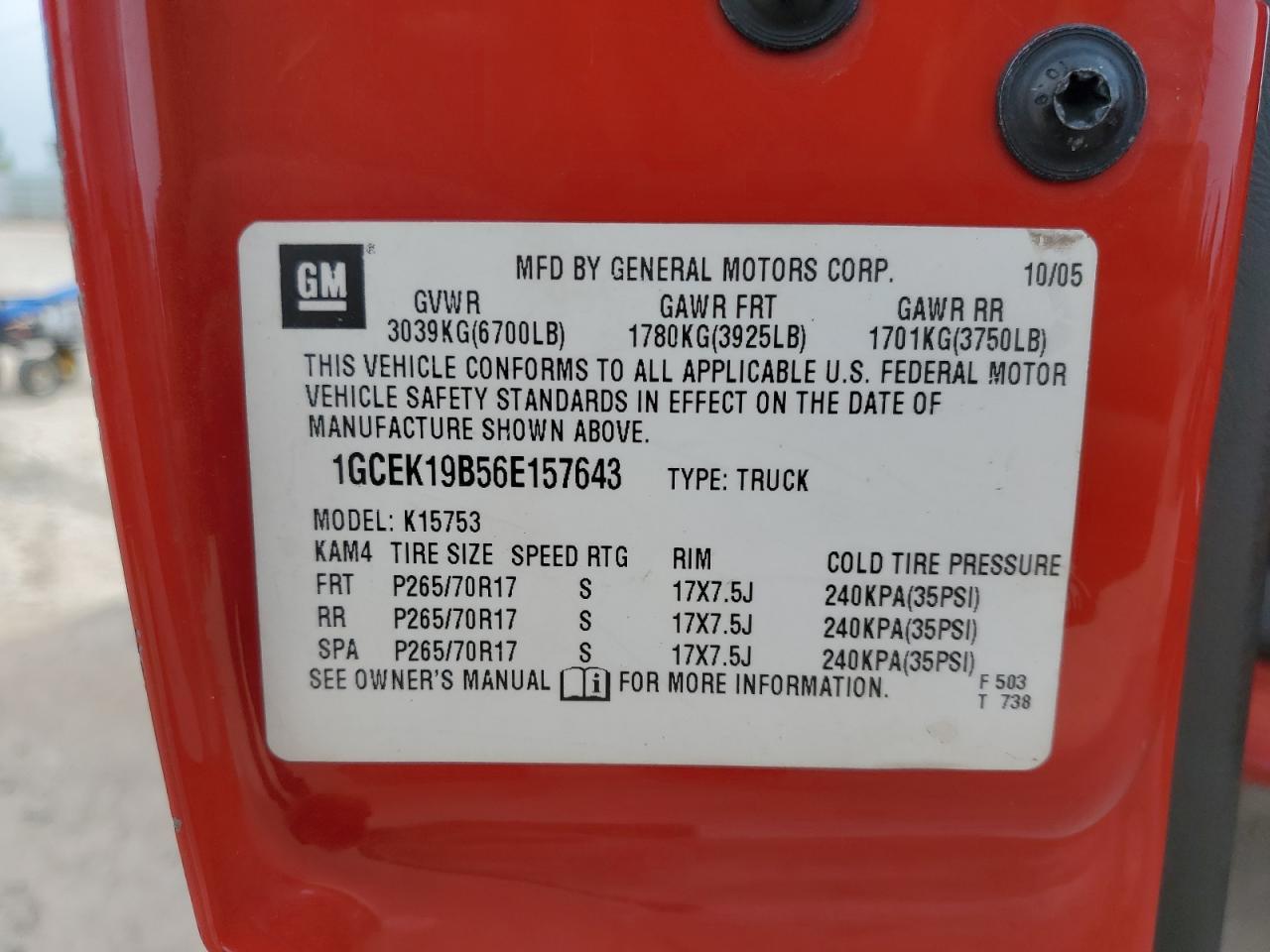2006 CHEVROLET Silverado