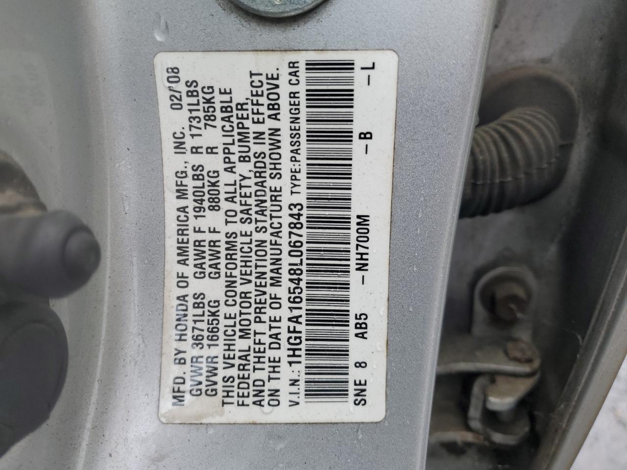 2008 HONDA CIVIC