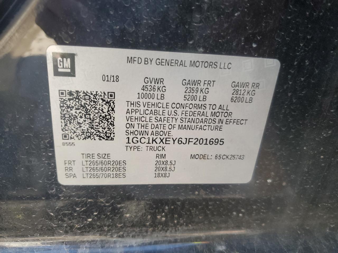 2018 CHEVROLET Silverado