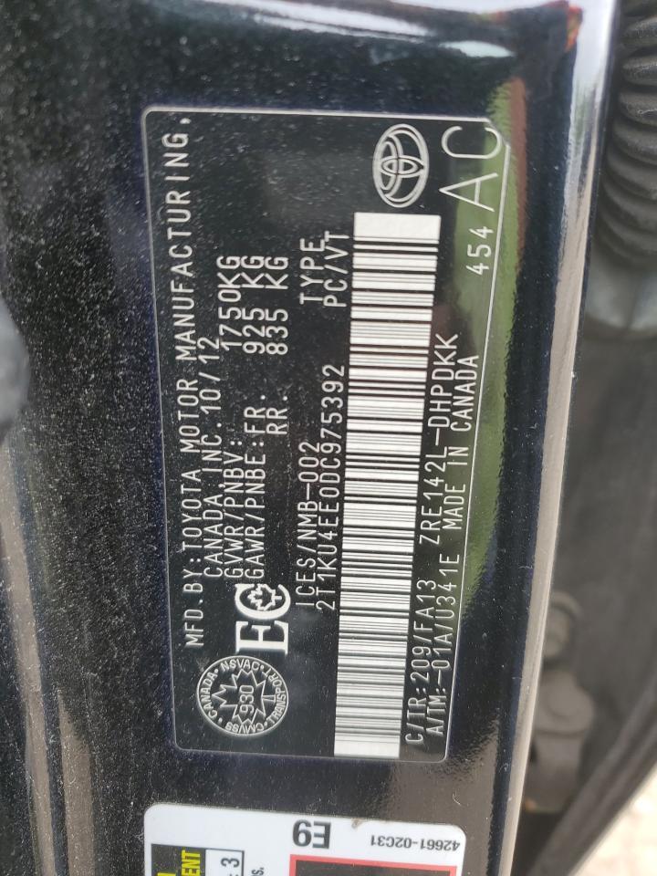 2013 TOYOTA COROLLA