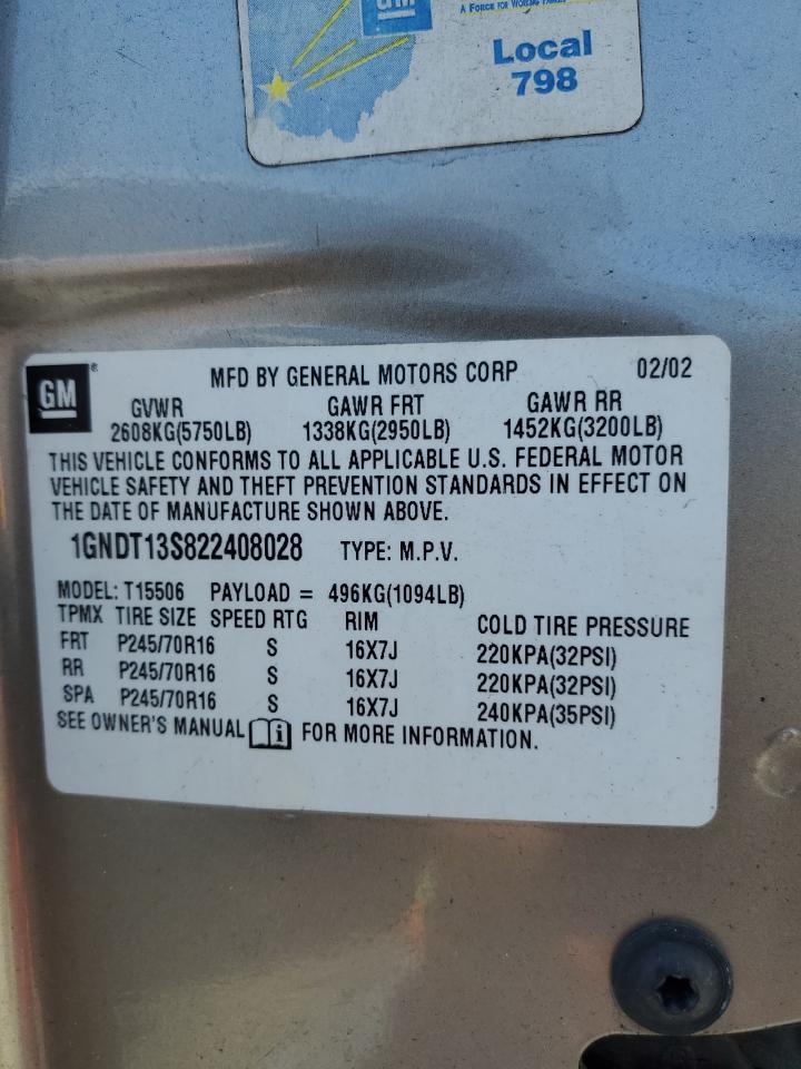2002 CHEVROLET Trailblazer